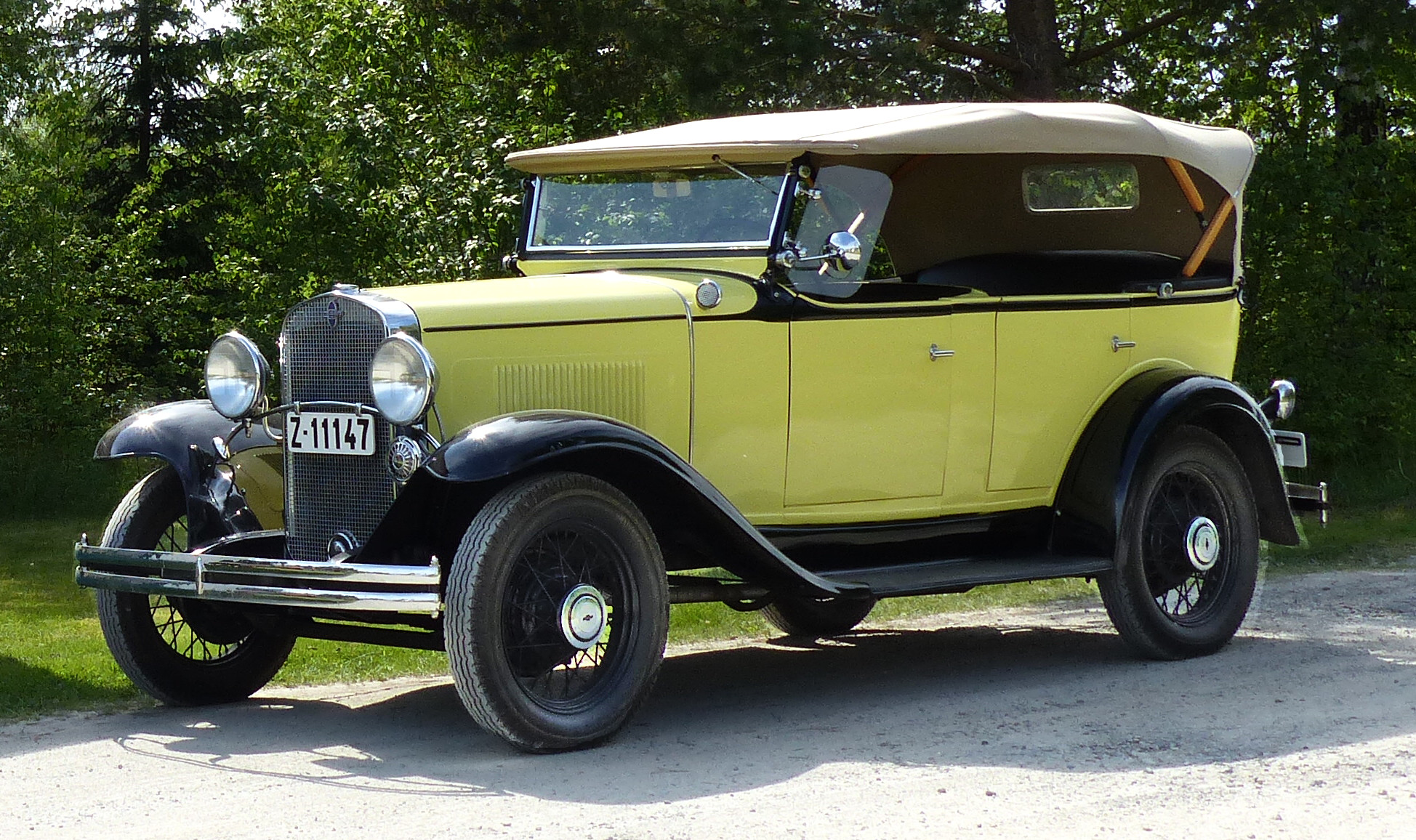 1931 Chevrolet Phaeton for bryllupskjøring